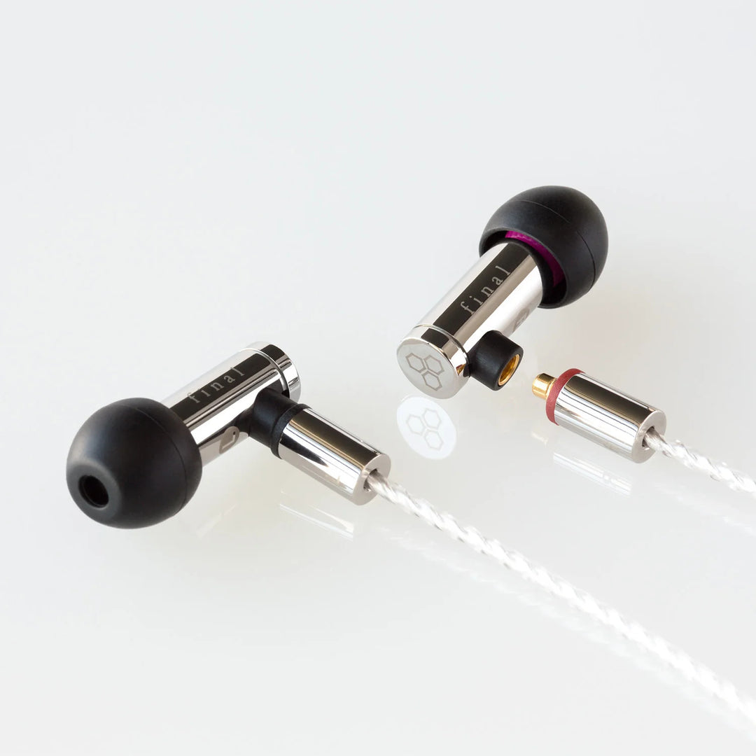 final E5000 In-Ear Monitor IEM Earphones MMCX Silver Coated Cable Japan NEW
