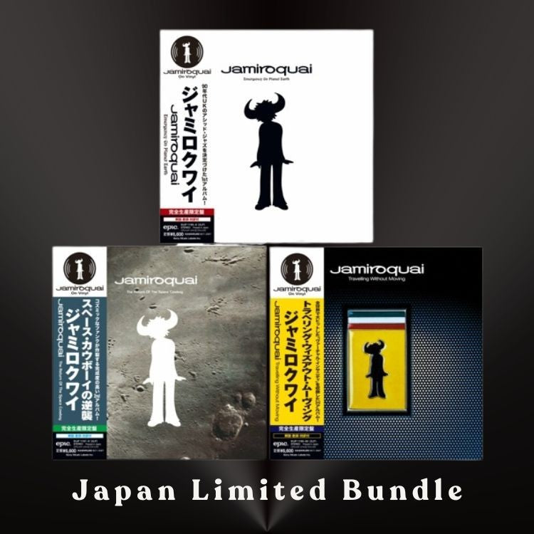 Jamiroquai Early Years Vinyl 3-Album Bundle 2LPx3 Japan OBI Limited with Sticker