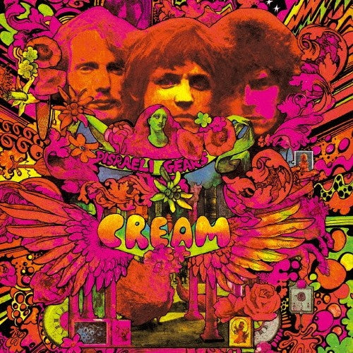 Cream Disraeli Gears (Colorful Cream) Japan Press LP Vinyl  OBI 2026