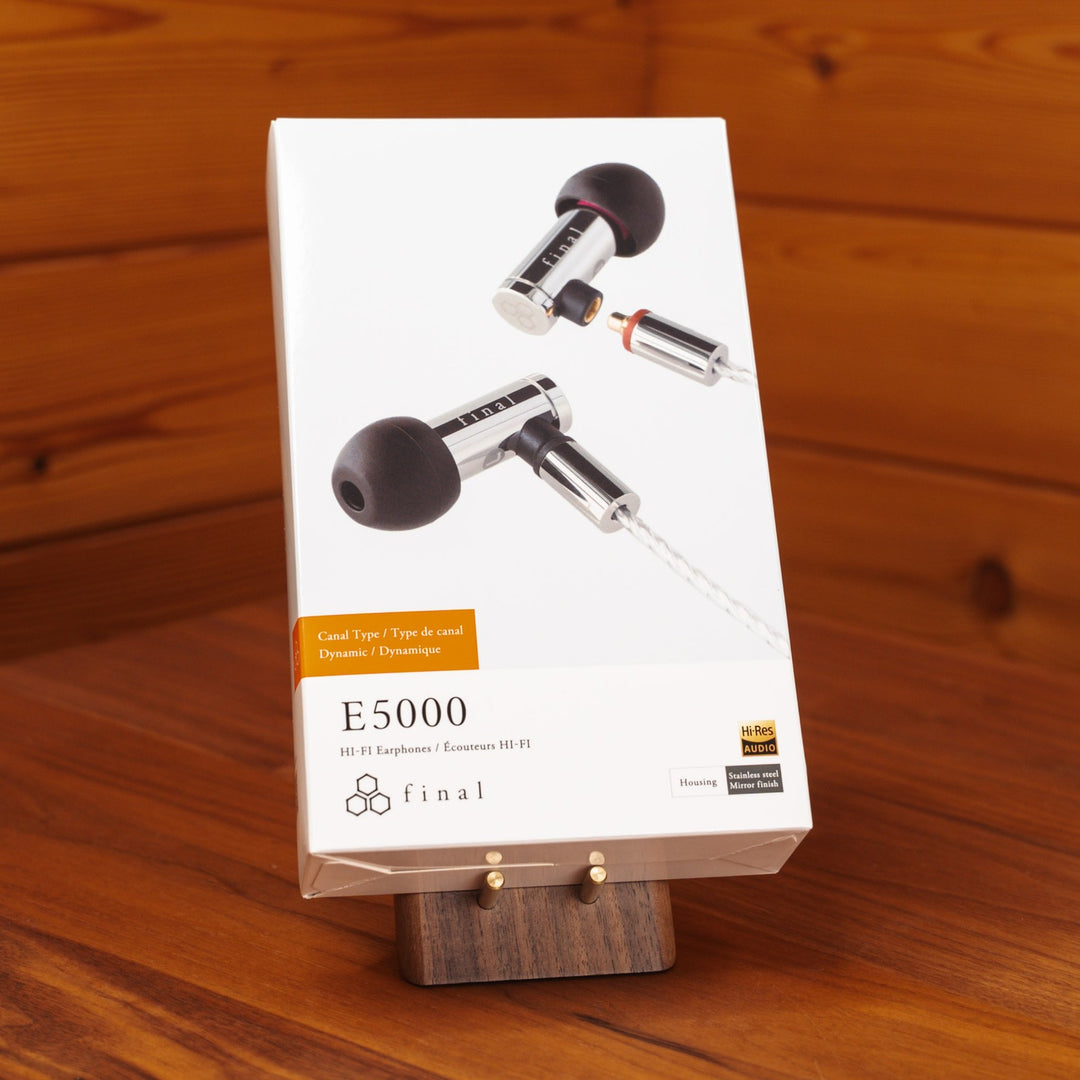 final E5000 In-Ear Monitor IEM Earphones MMCX Silver Coated Cable Japan NEW