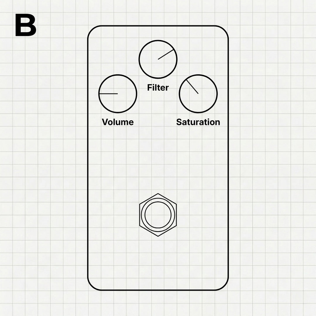 P-FX Alternative Fuzz "M-T-R" | Digital Captures (Inspired by Phantom fx MTR)