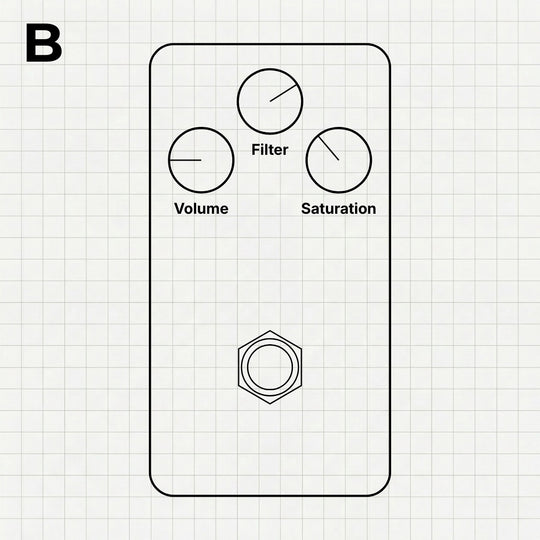 P-FX Alternative Fuzz "M-T-R" | Digital Captures (Inspired by Phantom fx MTR)