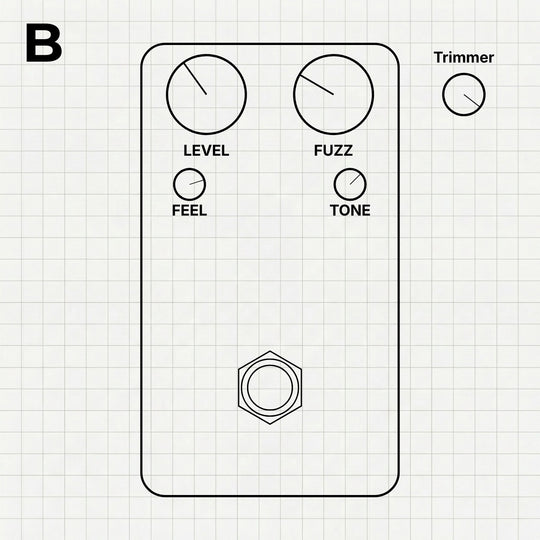 【Early 1000s Serial】Brass Legacy M-Hybrid Fuzz  | Digital Captures (Inspired by VEMURAM Myriad FUZZ)