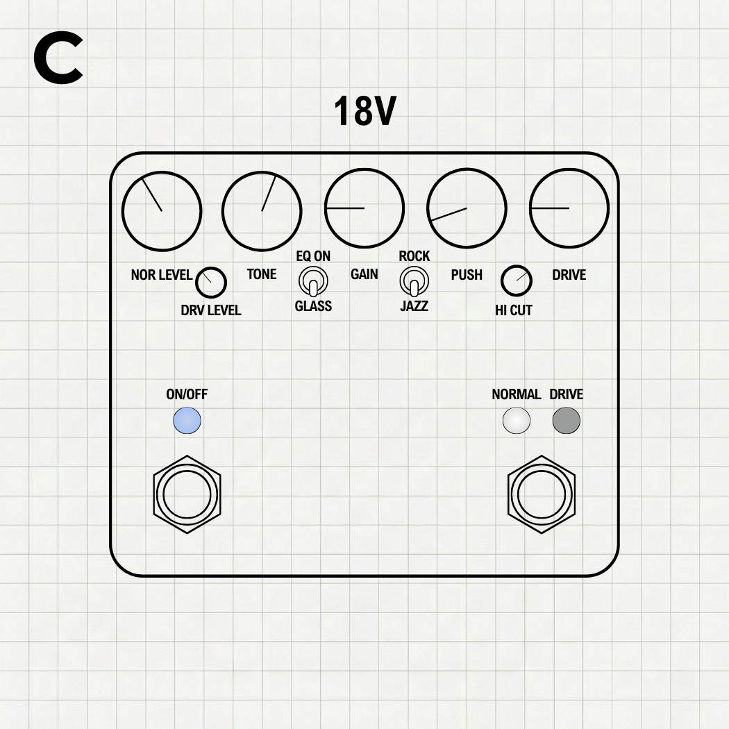 FTT LANDRIVE 9V/12V/18V included | Digital Captures (Inspired by Free The Tone OVERDRIVELAND)