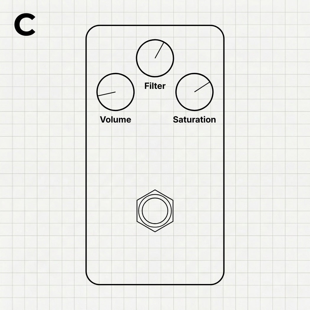 P-FX Alternative Fuzz "M-T-R" | Digital Captures (Inspired by Phantom fx MTR)