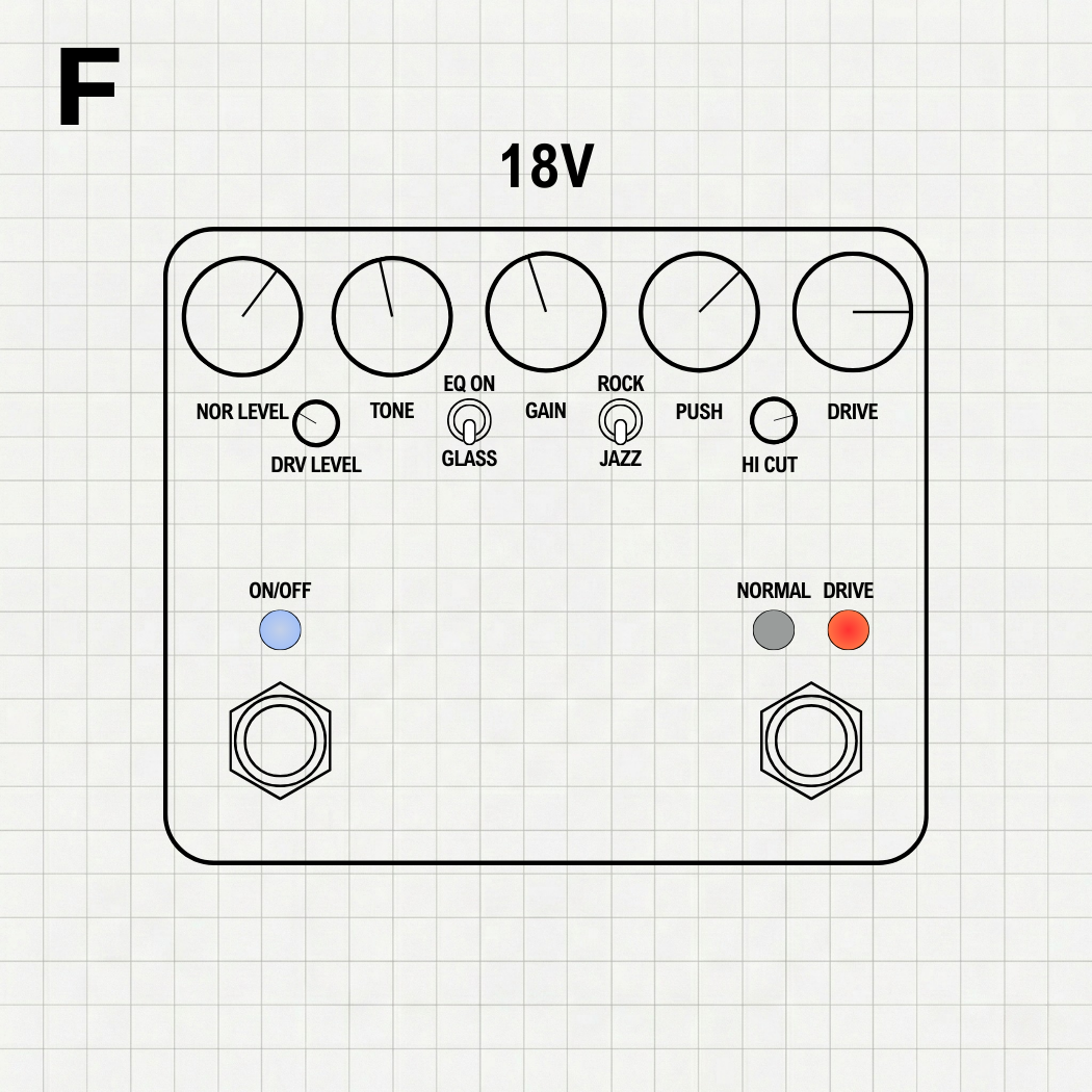 FTT LANDRIVE 9V/12V/18V included | Digital Captures (Inspired by Free The Tone OVERDRIVELAND)