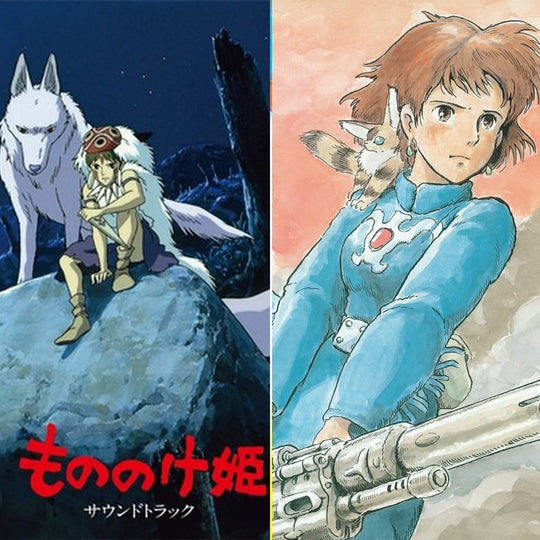 Studio Ghibli Princess Mononoke / Nausicaa OST Joe Hisaishi 2LP Vinyl Bundle
