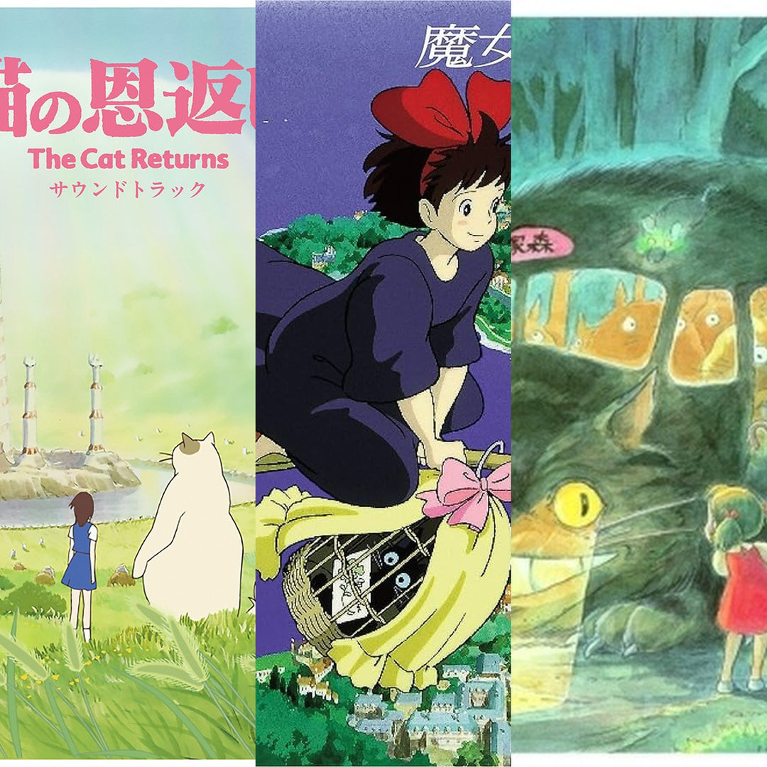 Studio Ghibli The Cat Returns / Kiki's Delivery / Totoro OST 2LP Cat Bundle