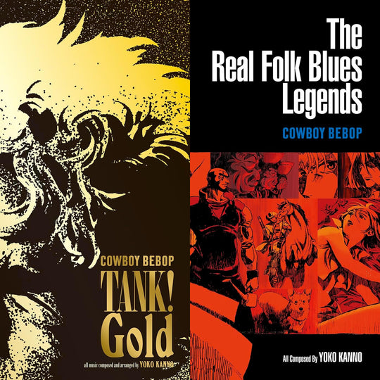 Tank! Gold COWBOY BEBOP / SEATBELTS - The Real Folk Blues 2LP Bundle Japan
