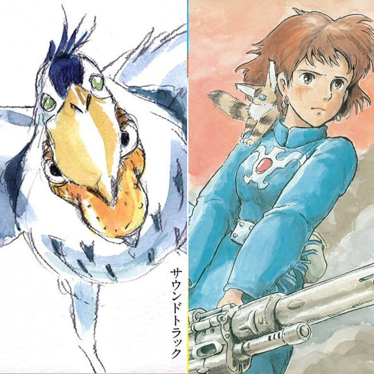 Studio Ghibli The Boy and the Heron / Nausicaa 2LP Bundle Vinyl Joe Hisaishi
